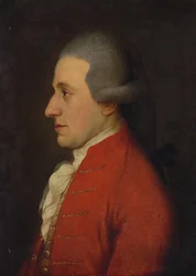 Portrét skladatele Wolfganga Amadea Mozarta Hagenauer Mozart, 80. léta 18. století
