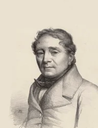 Portrét operního pěvce Louis Antoine Eléonore Ponchard 1787-1866, 1845.