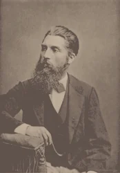 Portrét pianisty a skladatele Adolfa Jensena 1837-1879.