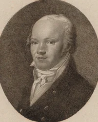 Portrét houslisty a skladatele Andrease Romberga 1767-1821, c. 1800.