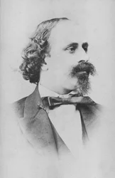 Portrét houslisty a skladatele Moritze Kässmayera 1831-1884.