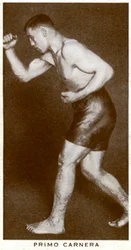 Primo Carnera , italský boxer, 1938