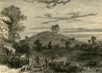 Primrose Hill v roce 1780, c1876.