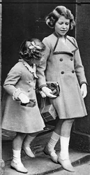 Princezna Alžběta a její sestra, c1936