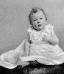 Princezna Alžběta v roce 1926, když jí bylo několik měsíců, 1937