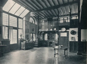 Hlavní pokoj nové studiové rezidence v Lennox Gardens, Kensington, c1911