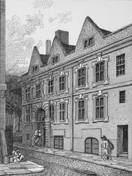 Hlavní vchod do Leathersellers Hall, City of London, 1801 1911