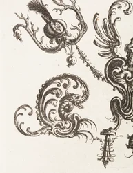 Print, Plate 48, from Neüw Grotteßken Buch (New Grotesque Book), 1610