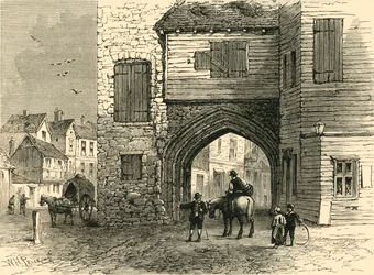 Převorství St. Mary Overy, 1700, c1878.