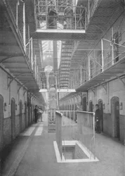 Vězni jdou na večeři, Wormwood Scrubs Prison, Londýn, c1903 1903