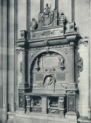 Provost Murrays Tomb 1624 na East End of Chapel, 1926