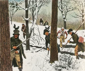 Pruští vojáci unikli francouzskému vězení, leden 1807, 1936.