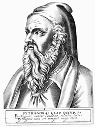 Pythagoras c560 - 480 př.nl, řecký filozof a vědec