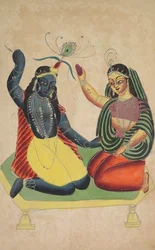 Radha a Krišna, 19. století.