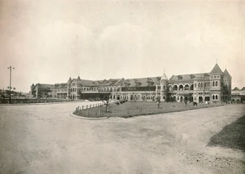 Nádraží Rangún, 1900.