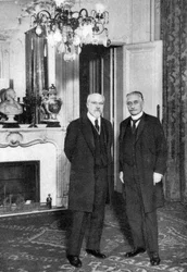 Raymond Poincare , francouzský politik, 1920.