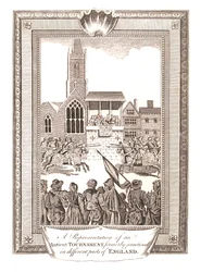 Reprezentace starověkého turnaje cvičeného v různých částech Anglie, 1794