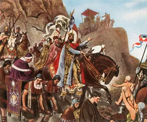 Návrat Jindřicha III z jeho první cesty do Říma, 1936.