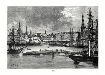 Riga, Lotyšsko, 1879