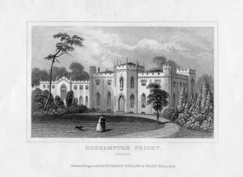 Roehamptonské převorství, Surrey, polovina 19. století