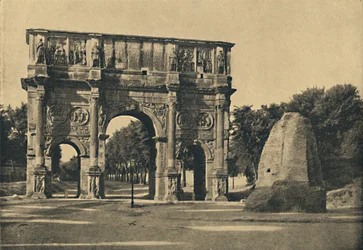 Řím - Konstantinův oblouk 315, 1910