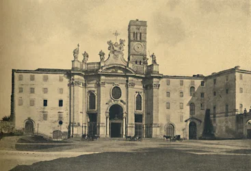 Roma - Bazilika svatého Kříže v Jeruzalémě, 1910