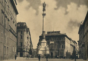 Řím – Španělské schody, 1910