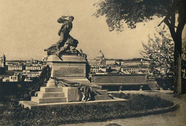 Řím – kopec Pincián, 1910.