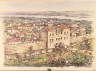 Římská brána v Newgate, City of London