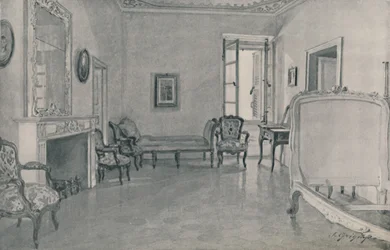 Pokoj, ve kterém se narodil Napoleon, 1896