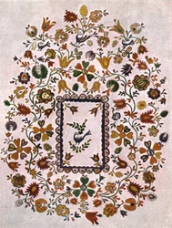 Pokojová malba, Morava, Československo, 1928.
