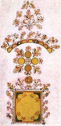 Pokojová malba, Morava, Československo, 1928.