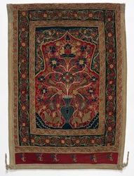 Královský kulatý stan vyrobený pro nástěnný panel Muhammada Shaha s jedním panelem B, 1834-1848.