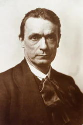 Rudolf Steiner, rakouský filozof, sociální myslitel a esoterik, 1916