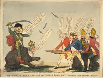 Ruský medvěd a její nepřemožitelný jezdec, 1791