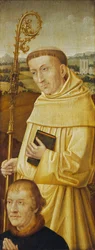 Svatý Bernard s donátorem [avers], pravděpodobně počátek 20. století.