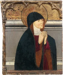Svatá Klára z Assisi, 15. století.