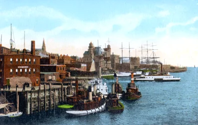 Přístav Saint John, Saint John, New Brunswick, Kanada, 1900