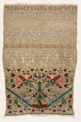 Vzorník, 1600s.