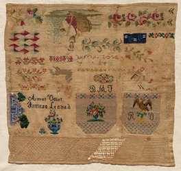 Vzorník, 1800s.