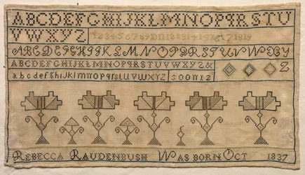 Sampler, 1837.