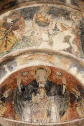 San Pietro byzantský kostel, Otranto, Apulie, Otranto, Itálie