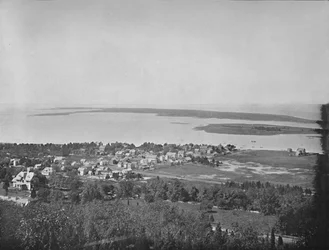 Sandy Hook, z Highland Light, New Jersey, c1897.