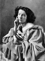 Sarah Bernhardt , francouzská herečka, 1869