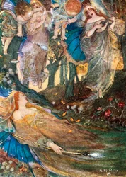 Scéna ze Shakespearova Sen noci svatojánské