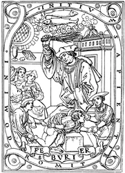 Školák, který do něj vrazil vědomosti břízou, 1526
