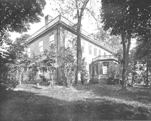 Schuyler Mansion, Albany, stát New York, USA, c1900.