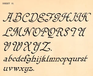 List 11, z portfolia abeced, 1929