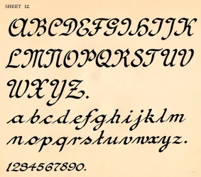 List 12, z portfolia abeced, 1929