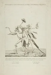 Popis Chouanů a dalších kontrarevolucionářů, ca. 1793.
